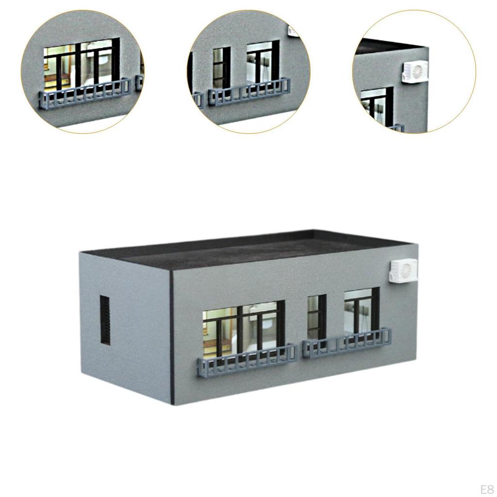 1/64 HO Model Diorama for Tabletop Use, Sand Table Accessories