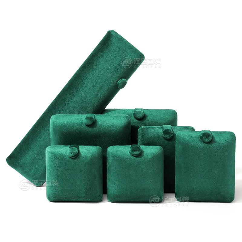 Snap-closure shell velvet jewelry box, luxury jewelry box, ring box, pendant necklace packaging box