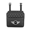 Car Tissue Box PU Leather Auto Seat Hanging Paper Towel Holder Storage Accessories For MINI F54 F55 F56 R56 R60 SONE Roadster Clubman Coupe