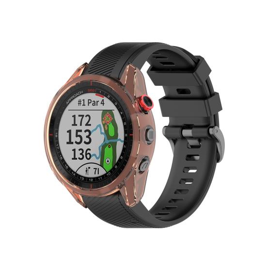 Protective Shell Clear Anti-scratch TPU Watch Case Cover Protector for Garmin Approach S62