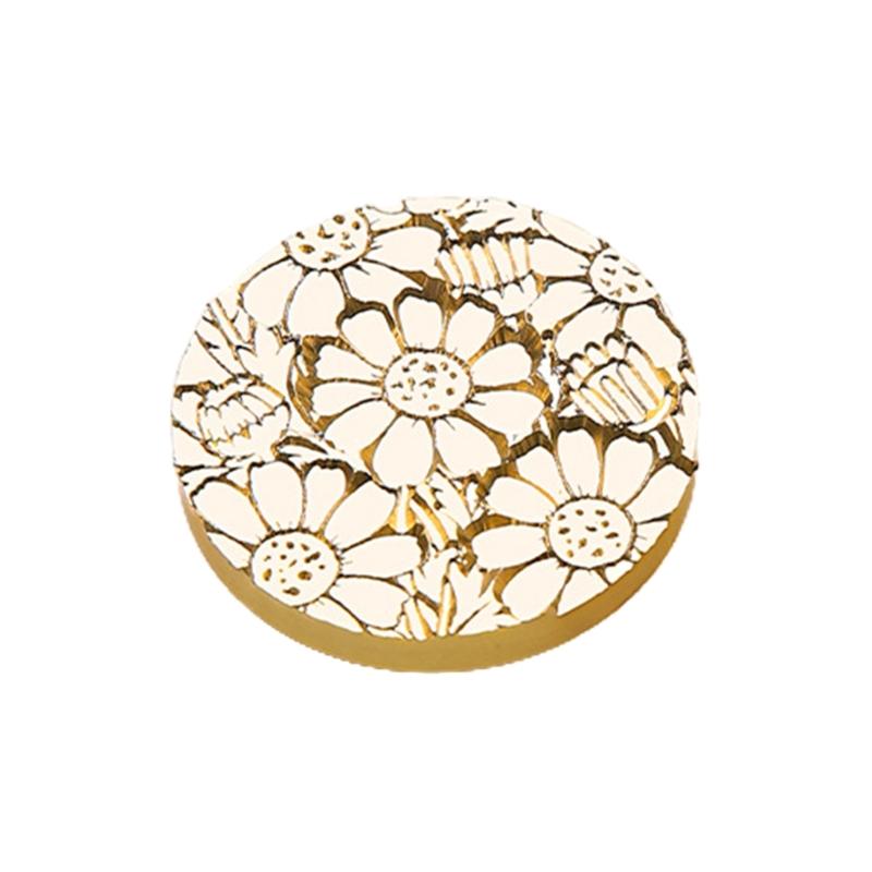 Flower Wax Seal Stamp DIY-Lily Flower Sealing Wax Stamp for Envelopes Decoration
