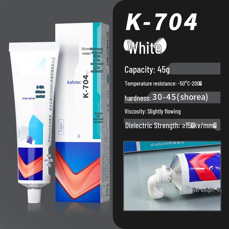 Sellador de Silicona Impermeable de Alta Temperatura Kafute 704 para Electrónica