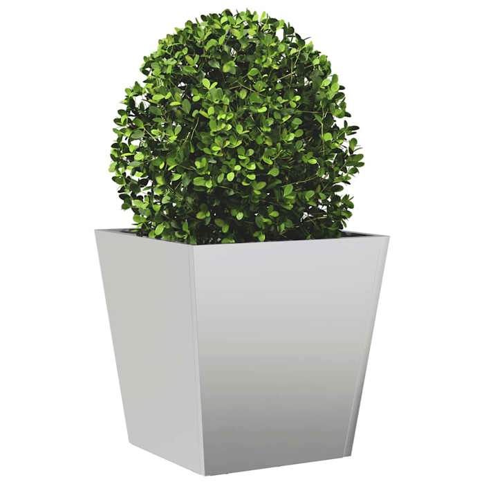 VidaXL Jardinière 40x40x40 cm acier inoxydable, jardinière d'extérieur, boîte à fleurs, boîte de jardin 851062