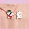 Adorable Cartoon Sheep Brooch Metal Badge For Cute Fashionable Accessory