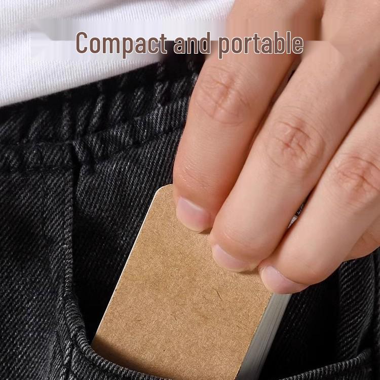 Compact Loose-Leaf English Vocabulary Notebook with Iron Ring