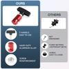 Air Pressure Anti-Slip Engine Cover Lifting Support Rod Fixing Clamp Lift Support Clamp Car Tool Aluminum Car Hood Holder Trunk