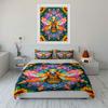 Ornate Gem-Studded Bee Art Printed Duvet Cover Set1 Duvet Cover+2 Pillowcasemulti Size Bedroom Bedding Decor Luxury Gifts