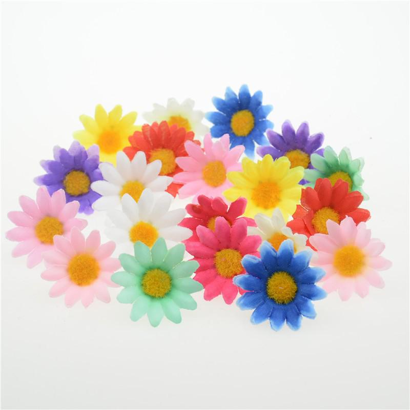4cm Two-Layer Daisy Sunflower Simulation Flower Head