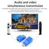 2Pcs RJ45 4K to RJ45 Extender 30m CAT5e Cat6 Network Ethernet  HDMI-compatible LAN Network Cable Amplifier Transmitter