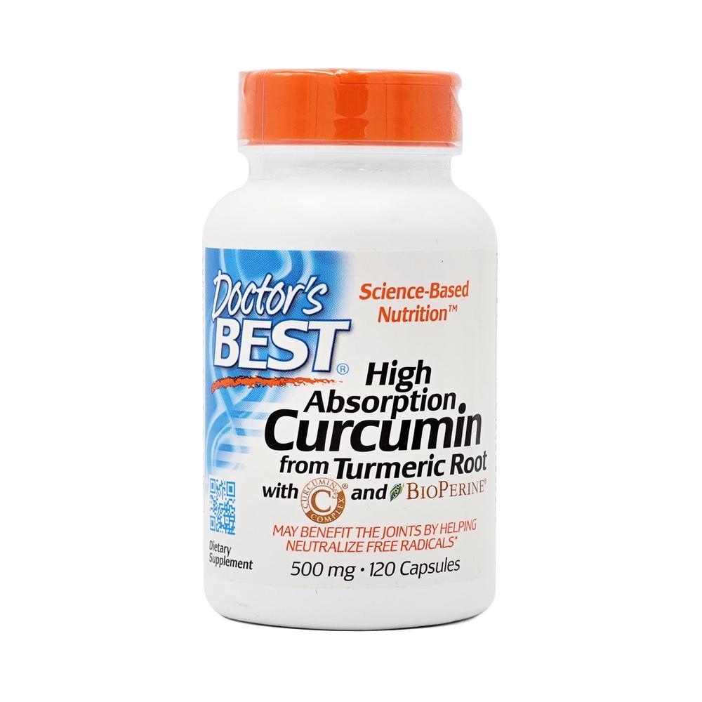 

High Absorption Curcumin 500 mg, 120 Capsules