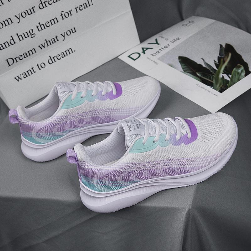 fashion New Fashion Mesh Four Seasons Lightweight Outdoor Woven Sports Women's Shoes Women's Popular All-match Casual Running Shoes