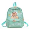 Fashion temperament Trend backpack Junior high school primary school schoolbag Large capacity decompression backpack Cartoon cute student bag