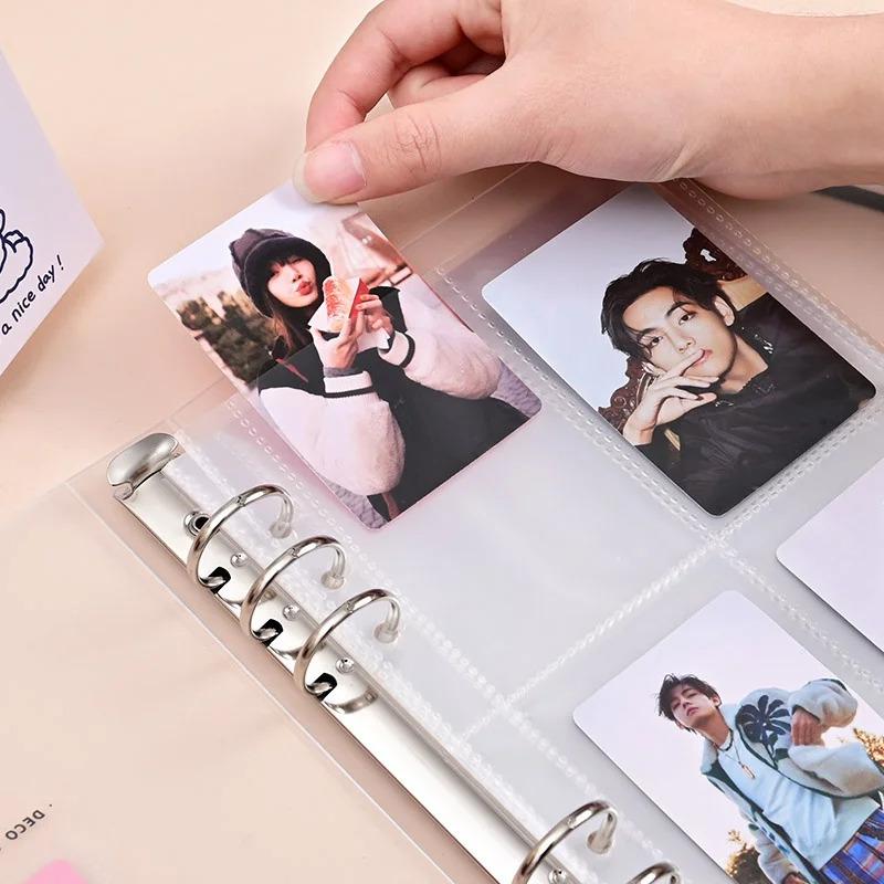 A5 Loose-Leaf Photo Album Book, Diy Photo Album Cards, Idol Photos Collection, Storage Book, Polaroid Album For Kids