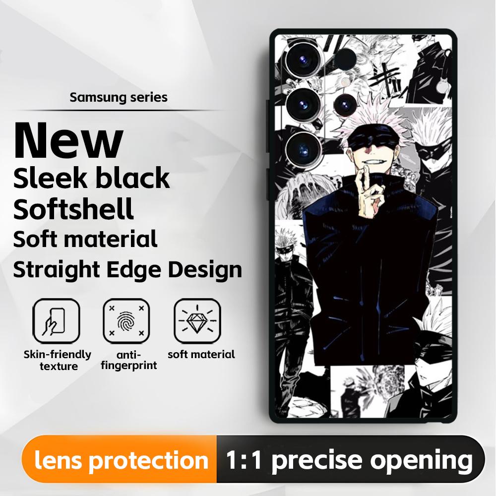Hot Anime Jujutsu kaisen(0) Phone Case For Samsung Galaxy S25 S24 S23 S22 S21 S20 Plus Ultra Note20 Soft Black