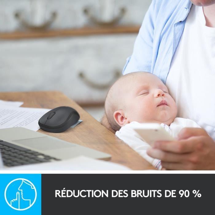Souris - Sans Fil - Logitech - M220 Silent - Noir - Silencieuse