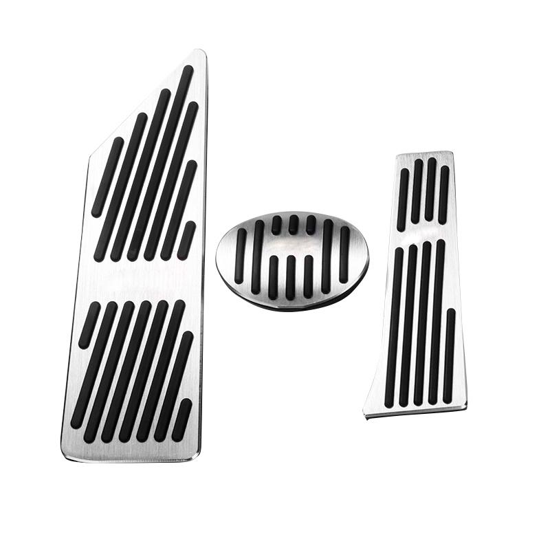 Car Accessories For BMW X1 F48 F49 X2 F39 F45 F46 Tourer Aluminum Alloy Foot Accelerator Brake Pedals Footrest Pedal Cover
