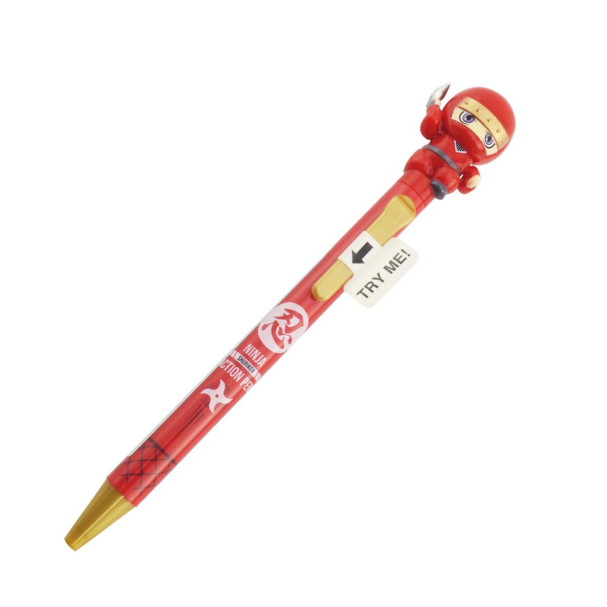 

Sakamoto Ninja Action Pen Red Ninja японский сувенир Ninja Inbound 71903301
