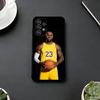 Sport Basketball L-LeBron James Handyhülle Schwarzes Silikon Weich Für Samsung S25,S24,S21,S22,S23,S30,Ultra,S20,Plus,Fe,Lite