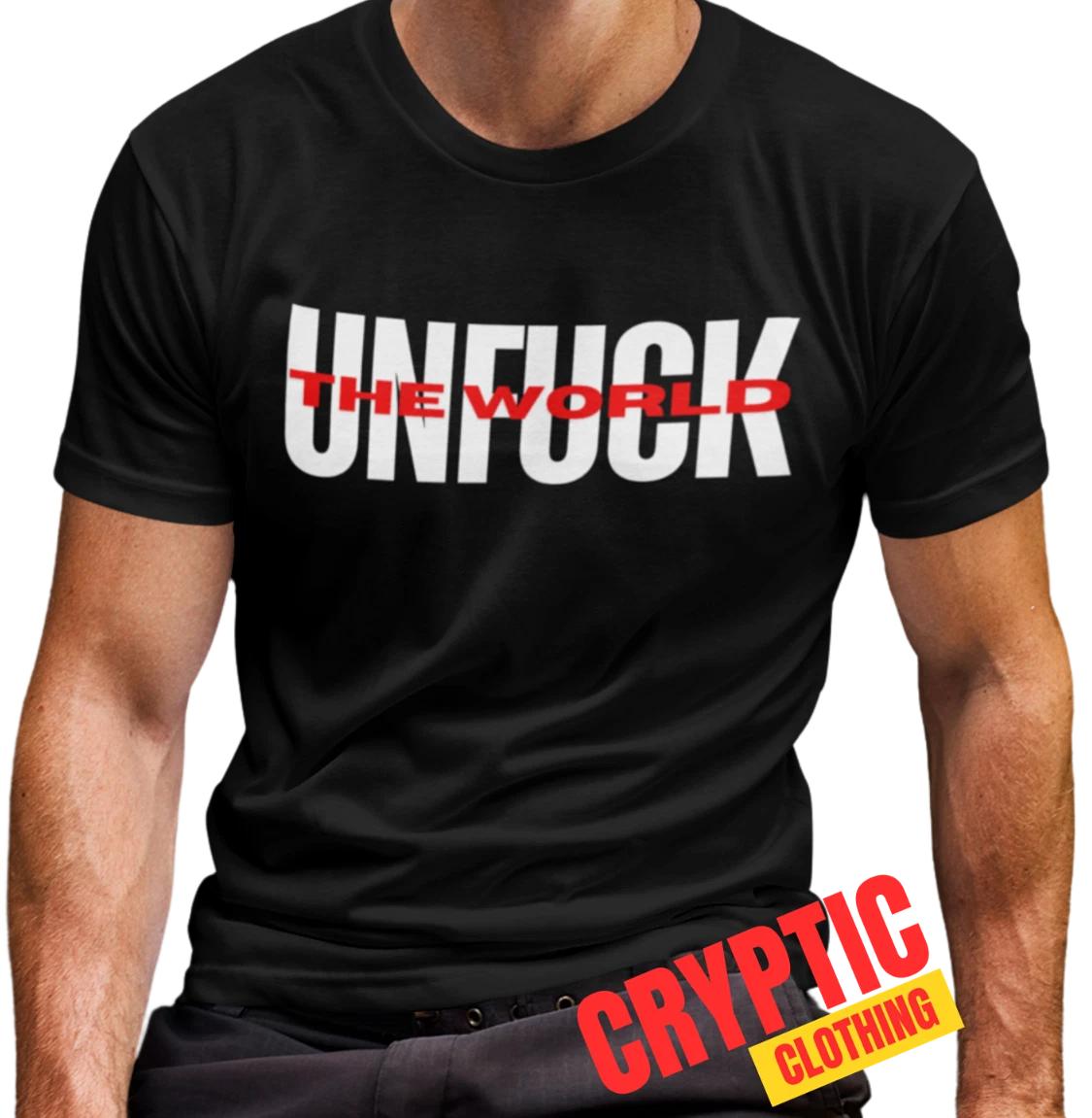 

Unfuck The World T SHIRT S-3XL Freedom Fighter They Live We Sleep 1984 GIFT TEE M