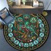 Aquatic Life Mandala Round Area Rug Under Office Chairs Bedroom Living Room Home Decor