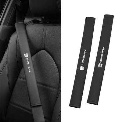 (Crown) Seat Belt Cover, Exclusive Logo for CROWN, 15.7 Inches (40 Cm) Length, Seat