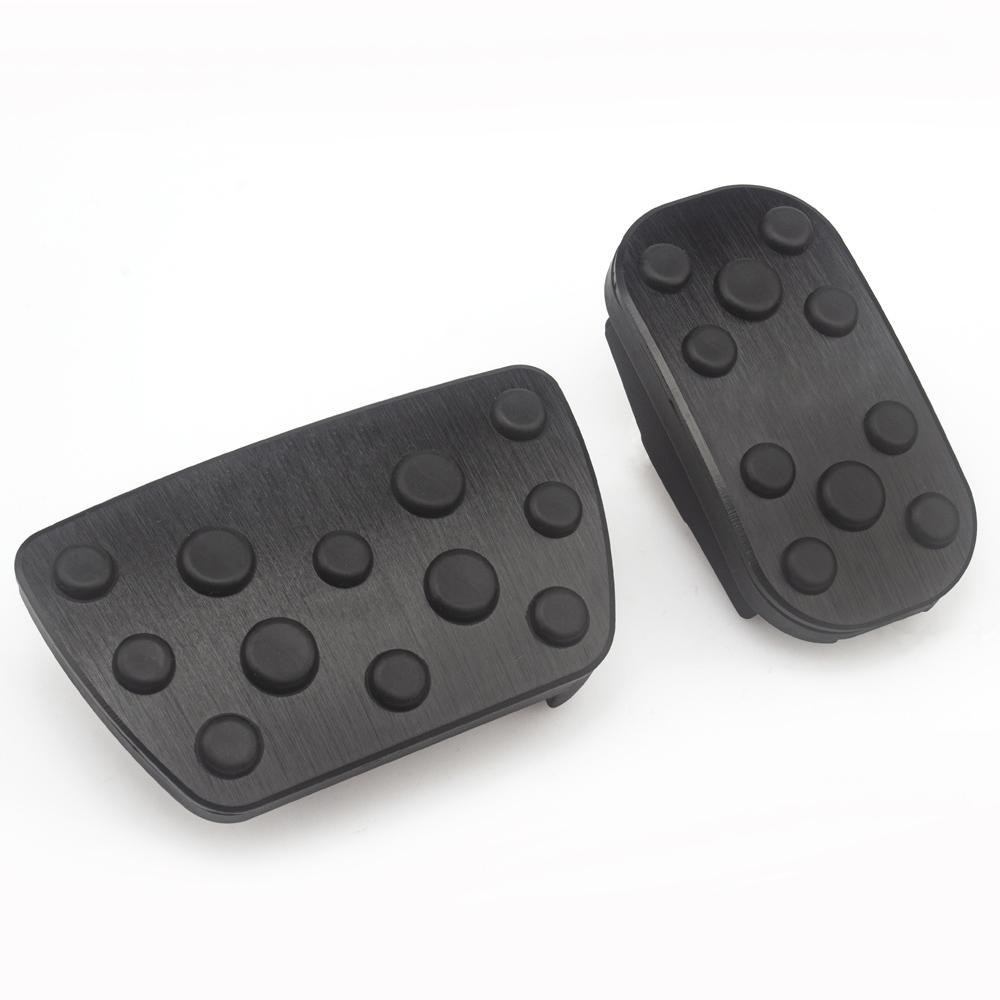 For Toyota Land Cruiser Prado FJ 150 2010-2018   Aluminum Car Foot Pedal Cover Accelerator Brake Footrest Pad