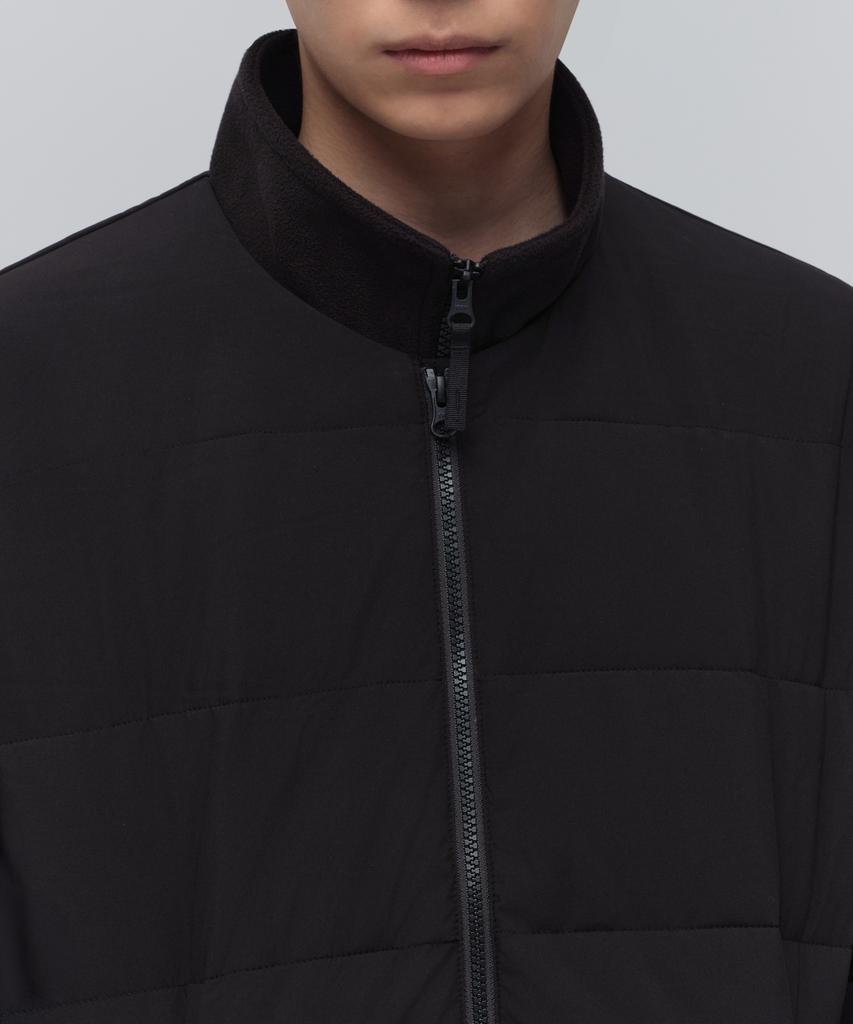 Musinsa Standard Daily Puffer Collarless Padded Jacket [Black]