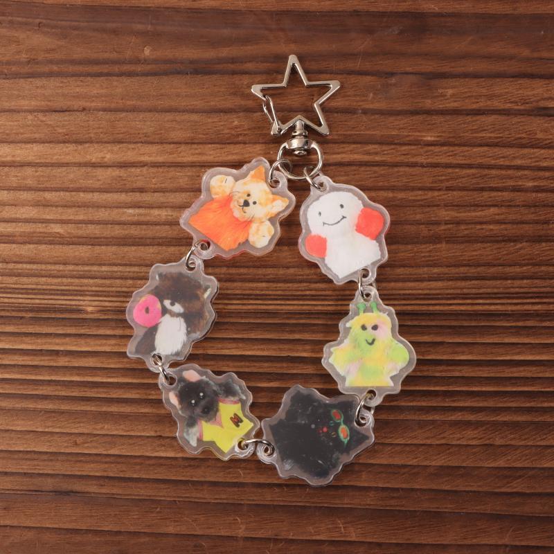 2025 Anime Acrílico Kpop Chaveiro Acessórios Pingente de Desenho Animado Bonito Criativo Enfeite de Bolsa Chaveiro de Carro Amigos Fãs Presentes