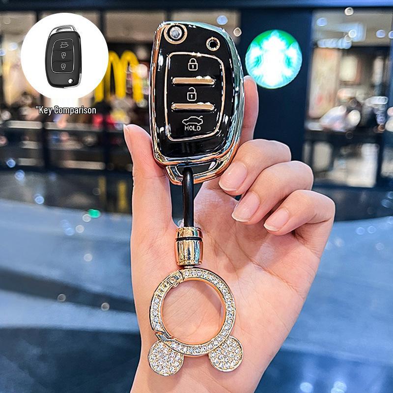 Beijing Hyundai Elantra, New Verna, Celesta Folding Key Cover for Women