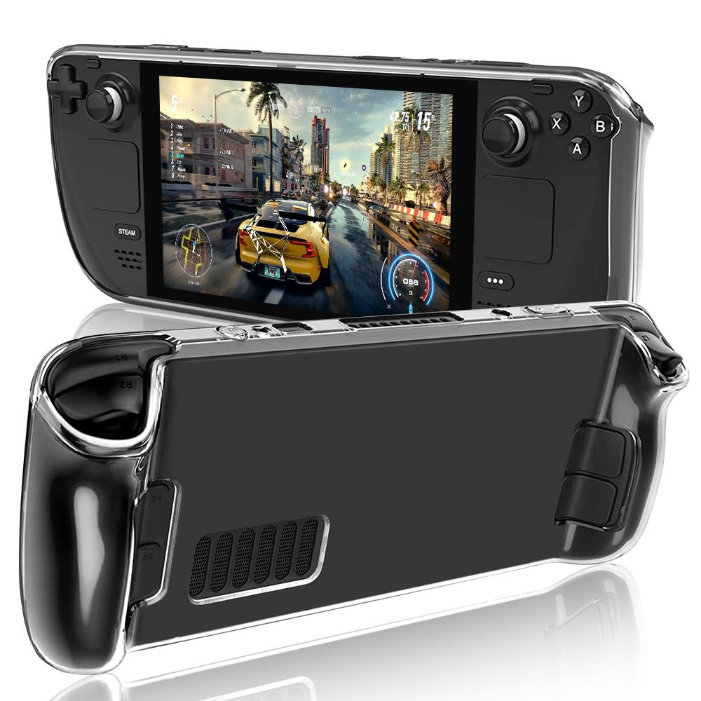 Transparent TPU Case Shell Compatible with Steam Deck Host Anti-drop Protective Cover Back Sleeve For Steam deck Accessories