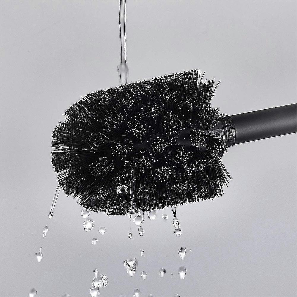 Toilet Bowl Brush Holder For Bathroom Wall Mounted Glass /stainless