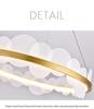 Postmodern Minimalist Nordic Luxury Circular Chandelier for Living Room or Dining Room