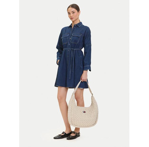 Сумочка Tommy Jeans Tjw Urban Large Quilted AW0AW17929 бежевый