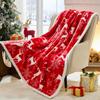 Christmas Throw Blanket Christmas Decorations Gifts Women Sherpa Flannel Blanket Christams Throws for Couch Sofa Bed Christams