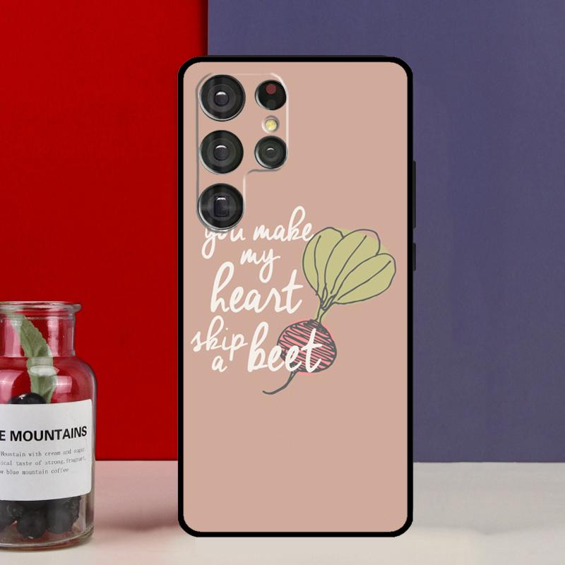 Vegan Vegetarian Quote Funda Case For Samsung Galaxy S25 Ultra S9 S10 S20 FE S21 S22 S23 Plus S24 Ultra Phone Cover