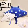 Manta Ray Plush Toy Cushion - Ocean Animal Doll for Kids
