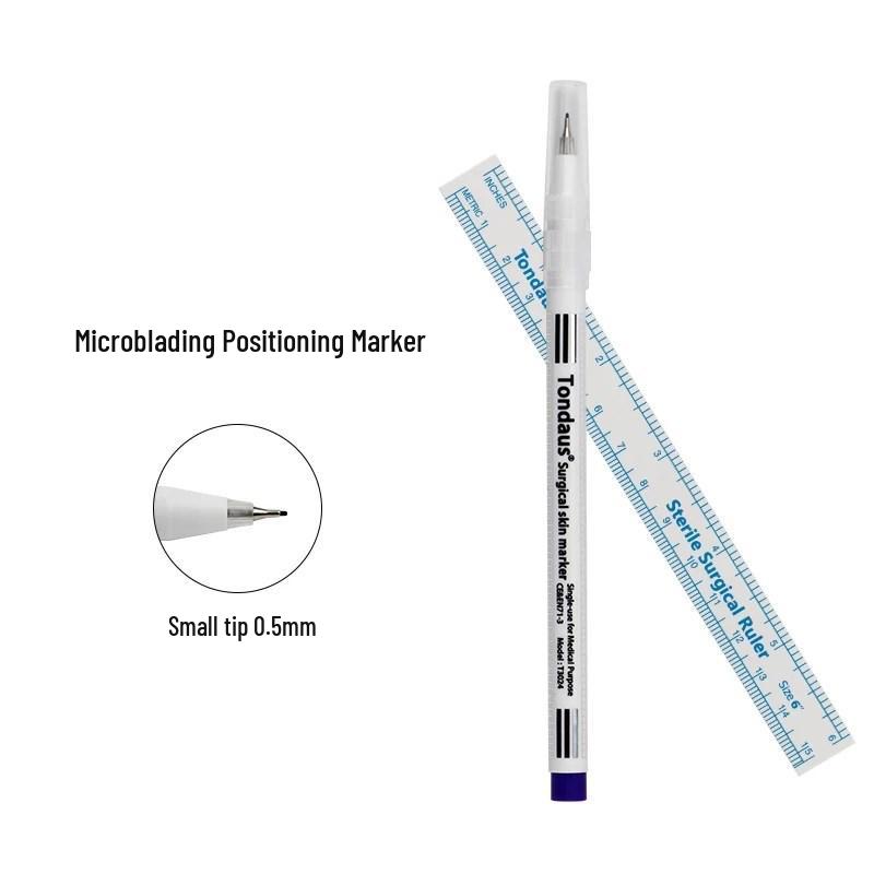 Smudge-Proof Waterproof Microblading & Tattoo Marker Pen for Eyebrows and Lips