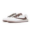 Travis Scott X Jordan Air Jordan 1 Versatile Low Top Vintage Basketball Shoes Unisex White Brown DZ4137-700(Team-)-Random Packaging Bags