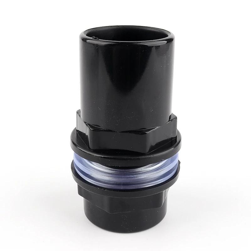 1pcs Avaliable 20-50mm PVC Pipe Fittings Aquarium Fish Tank Connector Overflow Thread Water Supply Accessories Joint