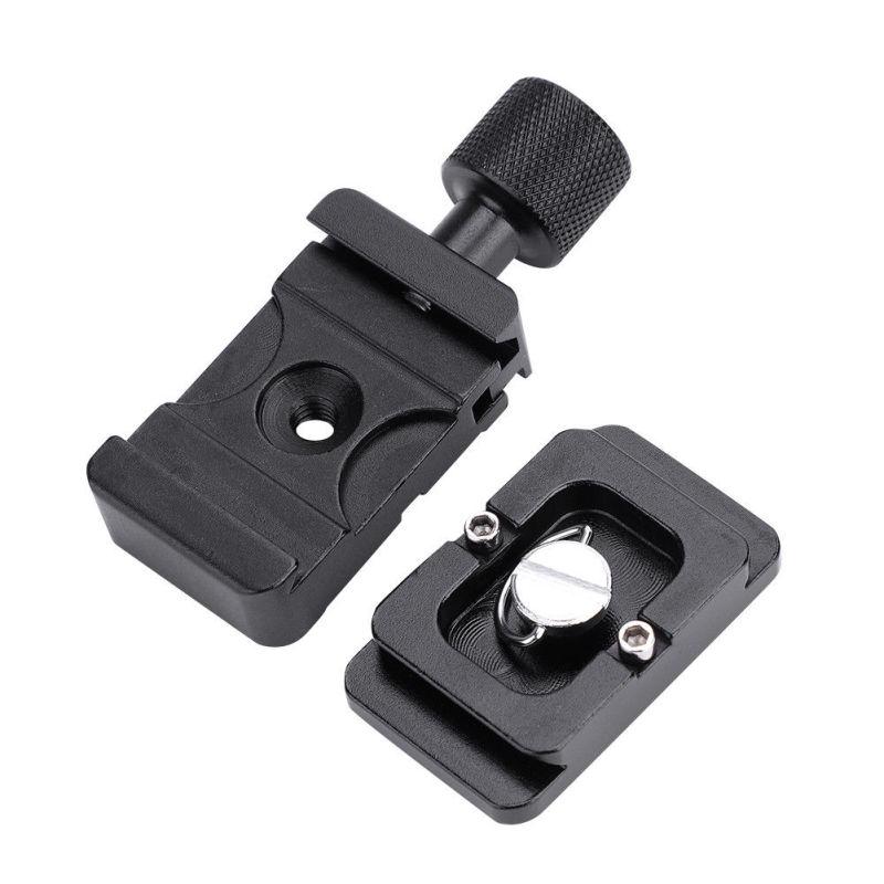 1/4 Quick Release QR-plateklemmeadapterfeste for kamerastativkulehode