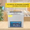 10L Ultrasonic Cleaner Dual Frequency Ultrasonic Cleaning Machine with Heater Jewelry Cleaner for Parts Jewelry Eyeglass Ring Denture Record Circuit