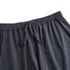Anta Plain Logo Print Elastic Waist Straight Leg Sports Casual Woven Shorts Men bottoms Gray 952627502-4