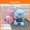 Cute Angel Stitch Chef Shaped Cartoon Plush Toy Backpack For Kids And Girls Teen