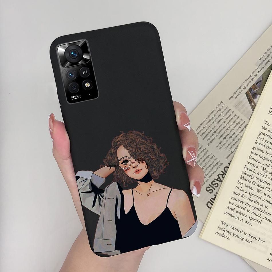 For Xiaomi Redmi Note 11 Pro 4G 5G Phone Case Cute Diasy Pattern Soft Silicone TPU Back Cover Funda For Redmi Note11 11Pro Coque