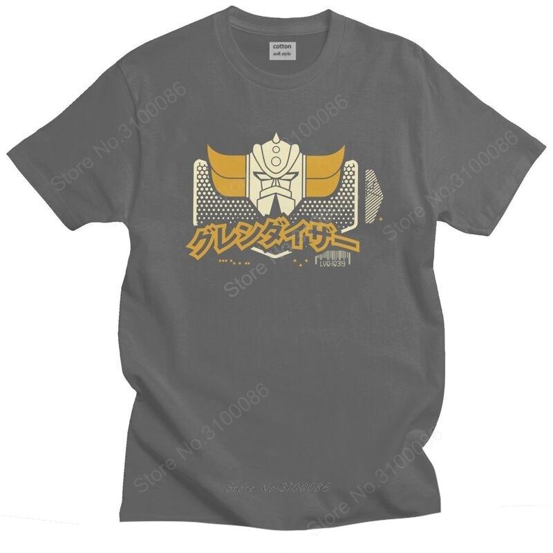 Unisexs Anime Ufo Robot Grendizer T Shirts Short Sleeved Cotton Tshirt Classic Tshirt Designer Japanese Mecha Anime Goldrake Tees