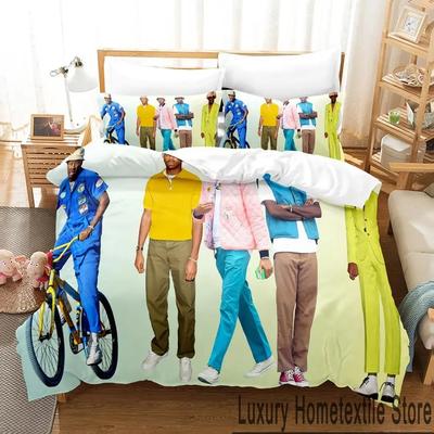 Impresión 3D Tyler The Creator Rapper Juego de Ropa de Cama Niños Niñas Individual Doble Queen King Tamaño Funda Nórdica Funda de Almohada Cama niños Adulto