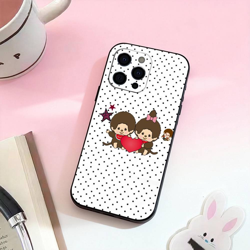 Cartoon M-Monchhichis Phone Case Silicone Soft For IPhone 17,16,15,14,13,12,11,XS,Plus Pro Max
