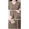 Fashion Summer Solid Color Short Sleeve Dress for Women Slim Fit Waist Cover Belly Elegant