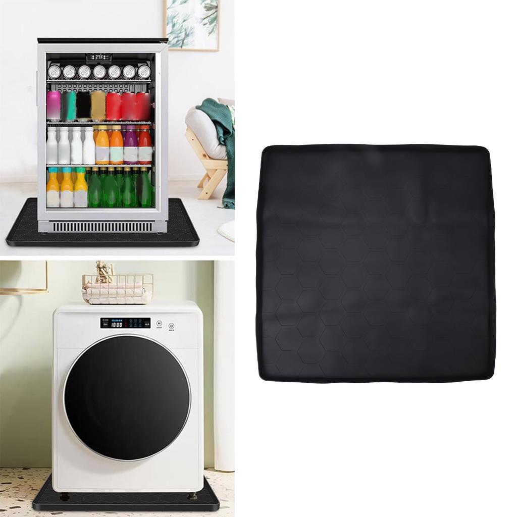 Fridge Silicone Mat Professional Scratch Resistance Leakage Proof Under Washing Machine Mat for Washing Machine Dryer Refrigerator
