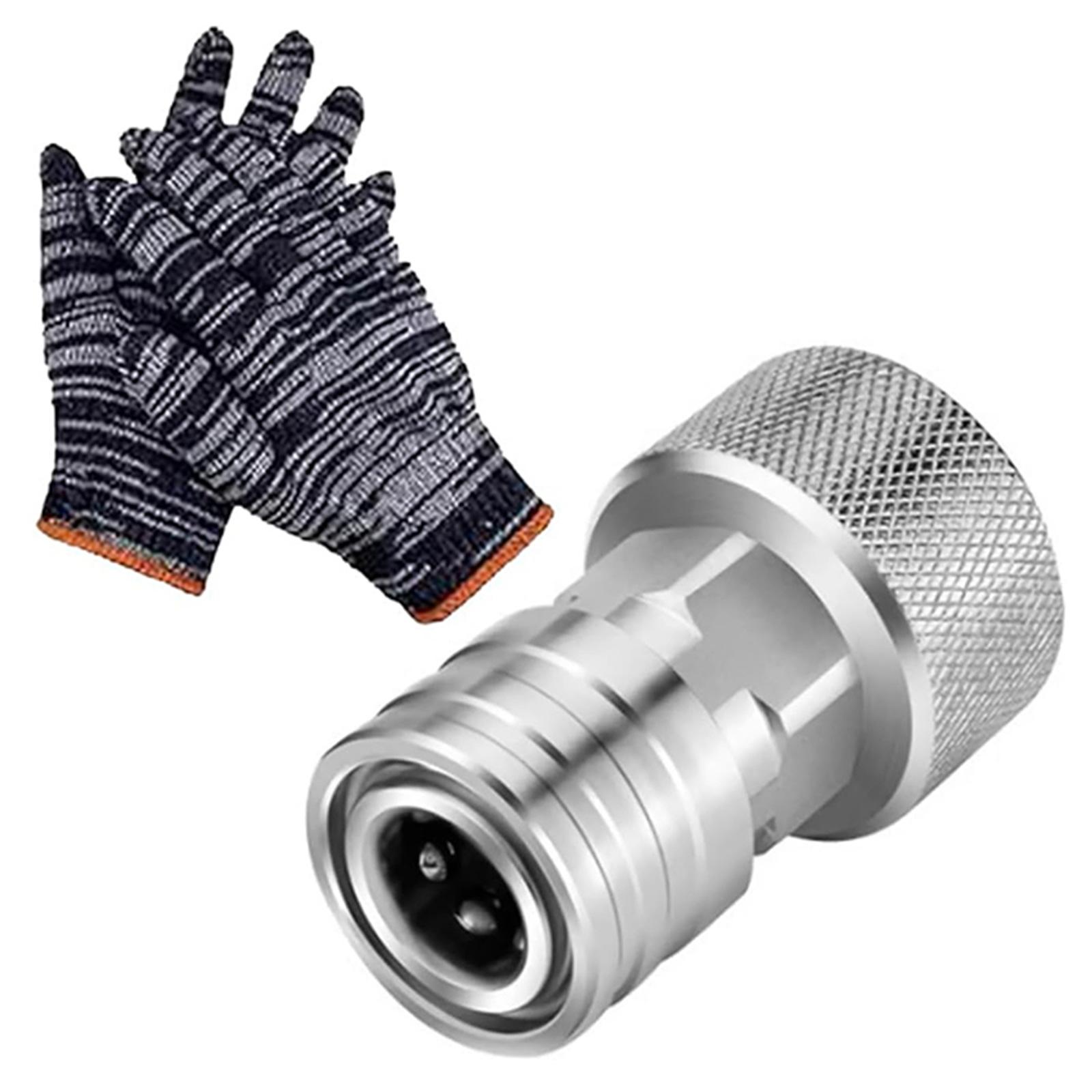 

Convert Water Hose To Power Washer Adapter 3/4 GHT to 1/4 Quick Connect Convert Leak-Proof for Car Furniture Driveway Cleaning